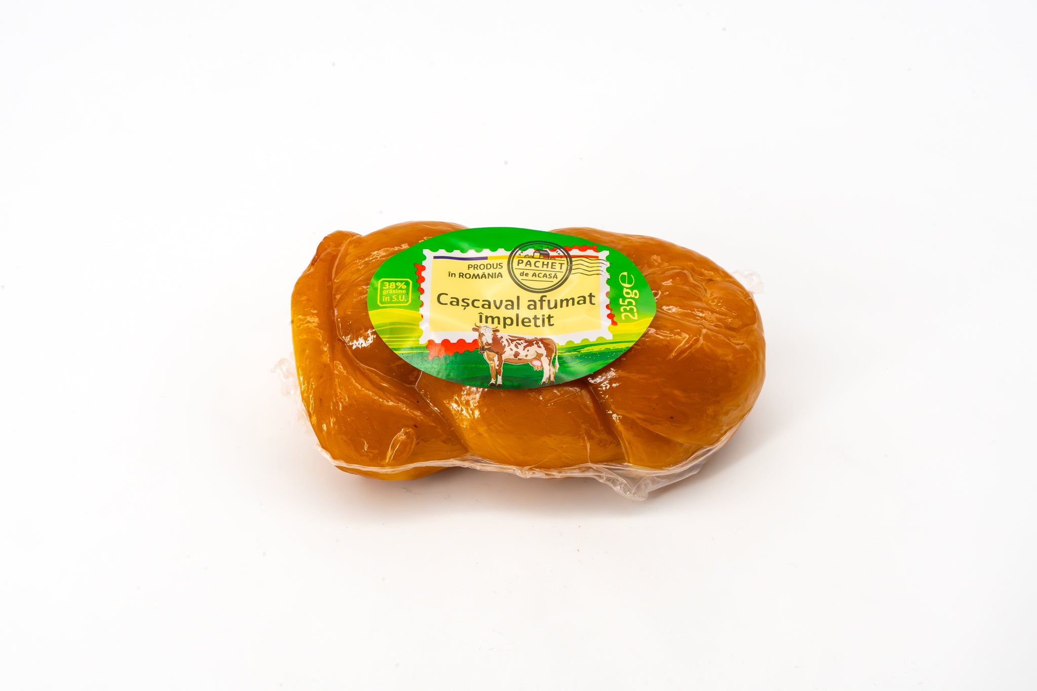 Cascaval afumat impletit 235g